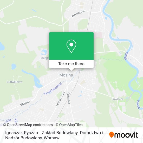 Ignaszak Ryszard. Zakład Budowlany. Doradztwo i Nadzór Budowlany map