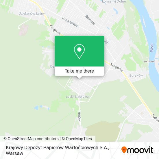 Krajowy Depozyt Papierów Wartościowych S.A. map