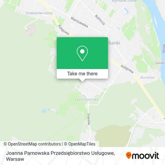 Joanna Parnowska Przedsiębiorstwo Usługowe map