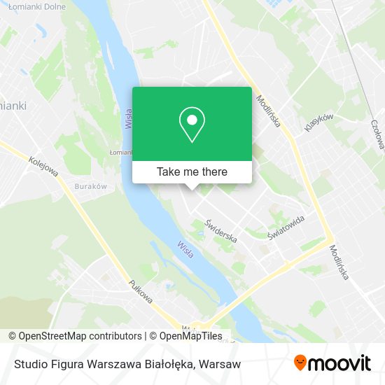 Studio Figura Warszawa Białołęka map