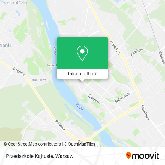 Przedszkole Kajtusie map