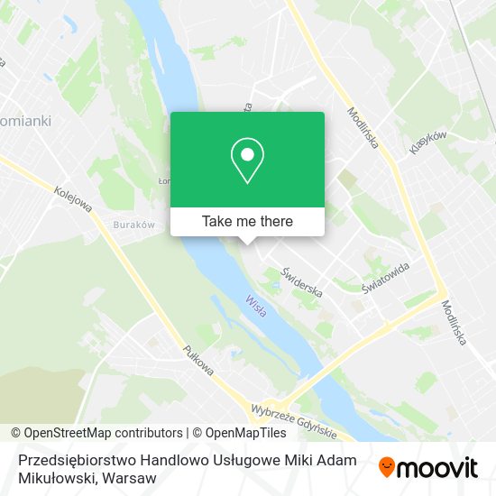 Przedsiębiorstwo Handlowo Usługowe Miki Adam Mikułowski map