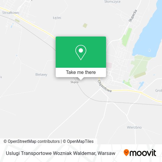 Uslugi Transportowe Wozniak Waldemar map