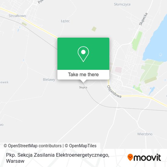 Pkp. Sekcja Zasilania Elektroenergetycznego map