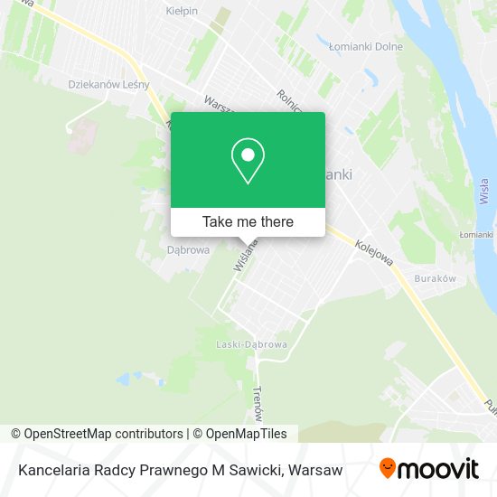 Kancelaria Radcy Prawnego M Sawicki map