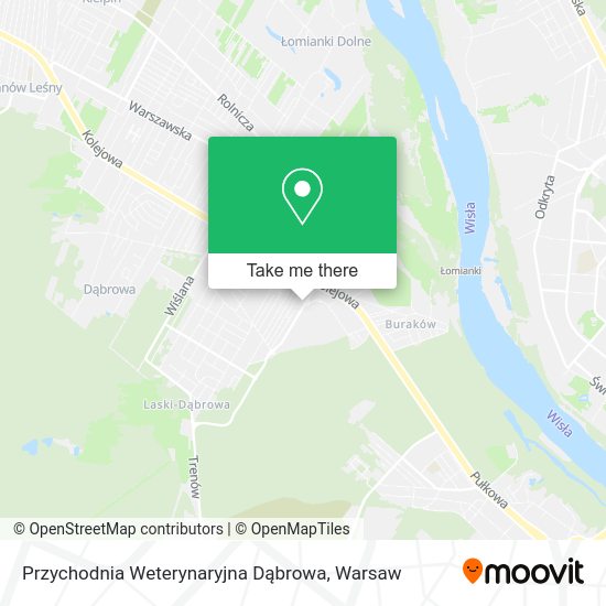 Przychodnia Weterynaryjna Dąbrowa map