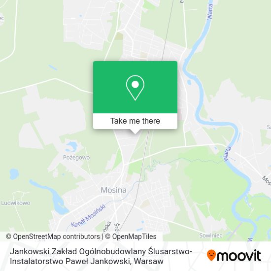 Jankowski Zakład Ogólnobudowlany Ślusarstwo-Instalatorstwo Paweł Jankowski map