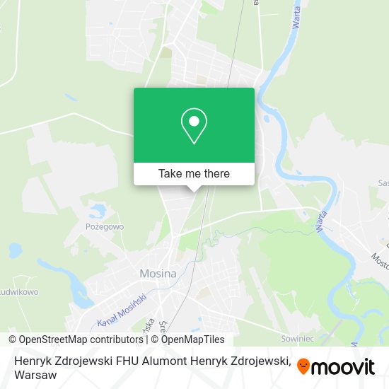 Henryk Zdrojewski FHU Alumont Henryk Zdrojewski map