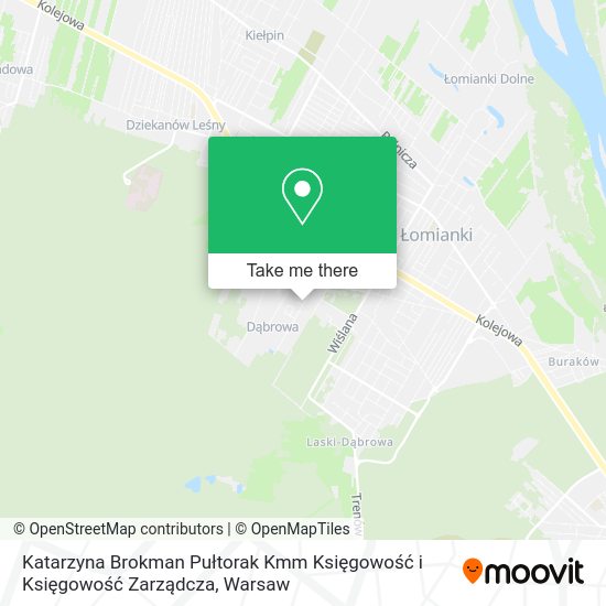 Katarzyna Brokman Pułtorak Kmm Księgowość i Księgowość Zarządcza map