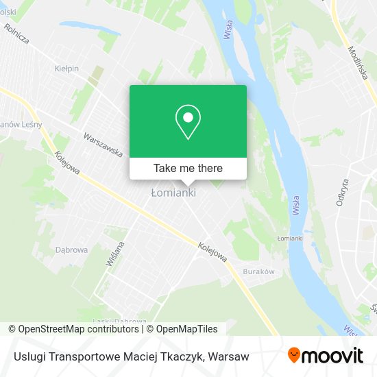 Uslugi Transportowe Maciej Tkaczyk map