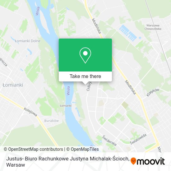 Justus- Biuro Rachunkowe Justyna Michalak-Ścioch map