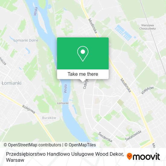 Przedsiębiorstwo Handlowo Usługowe Wood Dekor map