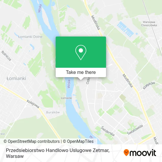 Карта Przedsiebiorstwo Handlowo Uslugowe Zetmar