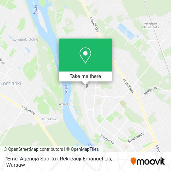 'Emu' Agencja Sportu i Rekreacji Emanuel Lis map