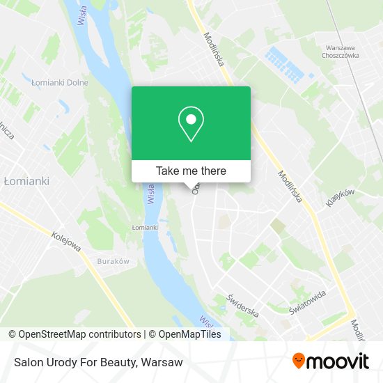 Salon Urody For Beauty map