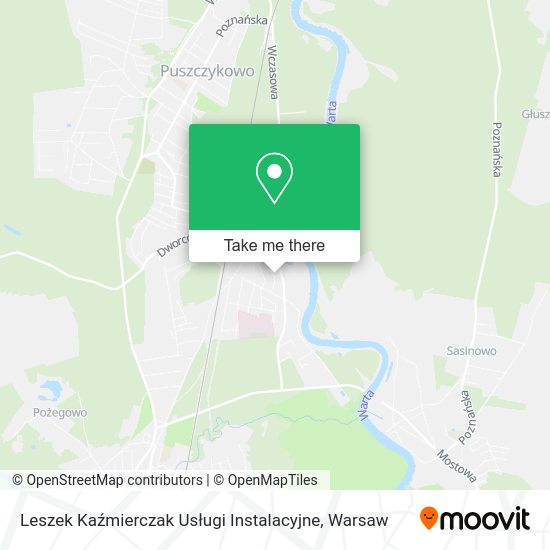 Leszek Kaźmierczak Usługi Instalacyjne map