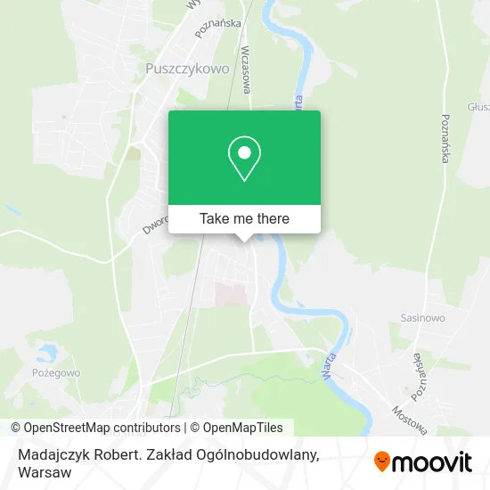 Madajczyk Robert. Zakład Ogólnobudowlany map
