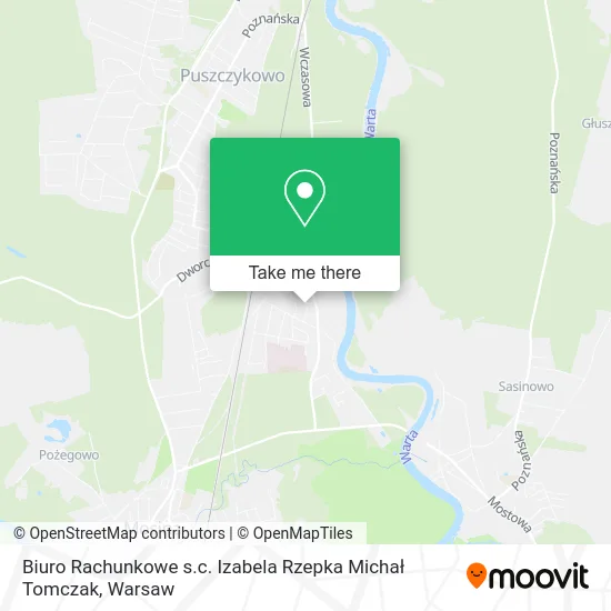 Biuro Rachunkowe s.c. Izabela Rzepka Michał Tomczak map