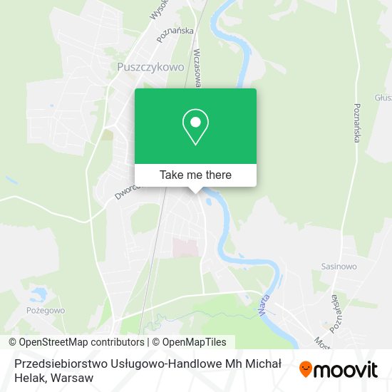 Przedsiebiorstwo Usługowo-Handlowe Mh Michał Helak map