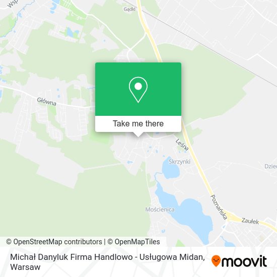 Michał Danyluk Firma Handlowo - Usługowa Midan map