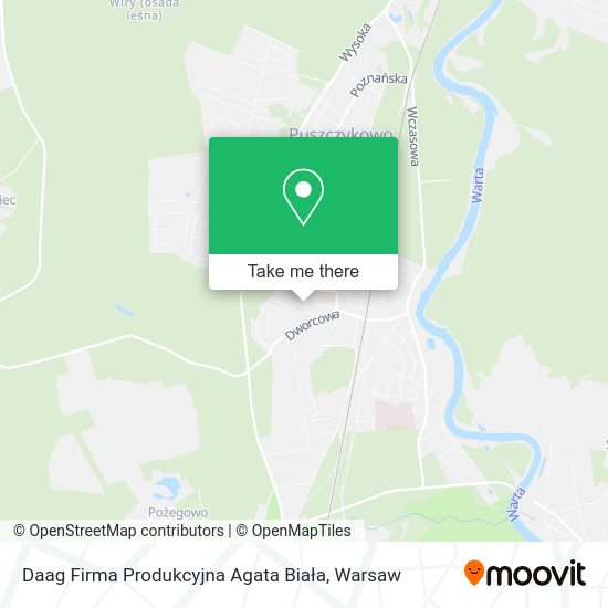 Daag Firma Produkcyjna Agata Biała map