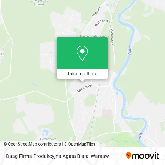 Daag Firma Produkcyjna Agata Biała map