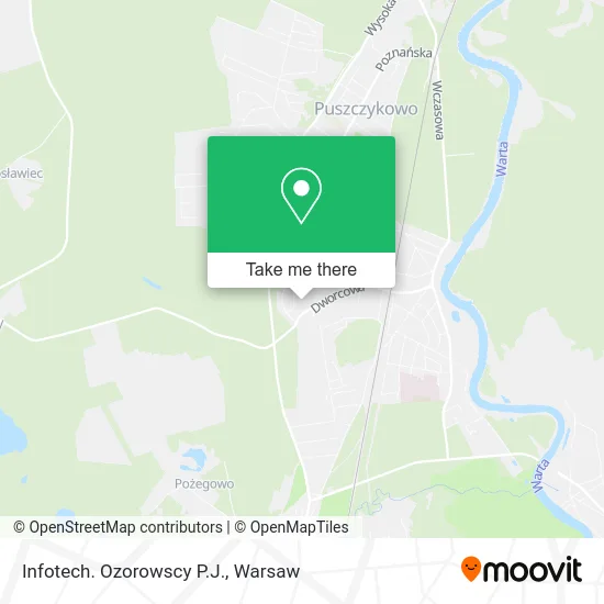 Карта Infotech. Ozorowscy P.J.
