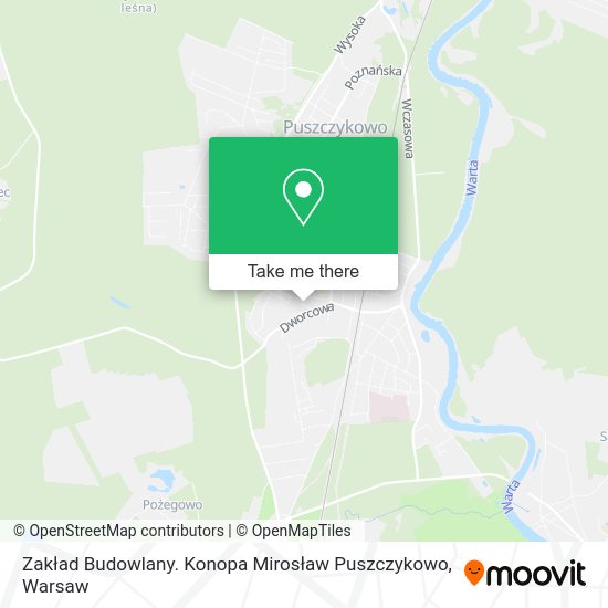 Zakład Budowlany. Konopa Mirosław Puszczykowo map