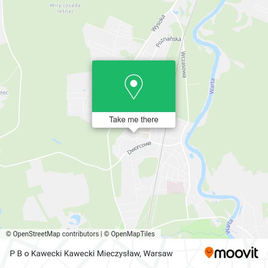 P B o Kawecki Kawecki Mieczysław map