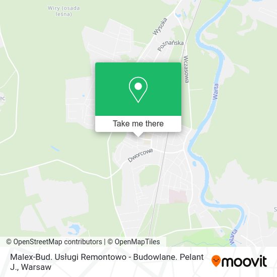 Malex-Bud. Usługi Remontowo - Budowlane. Pelant J. map