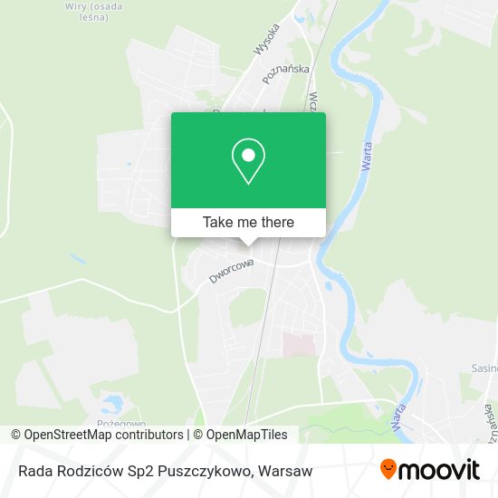 Rada Rodziców Sp2 Puszczykowo map