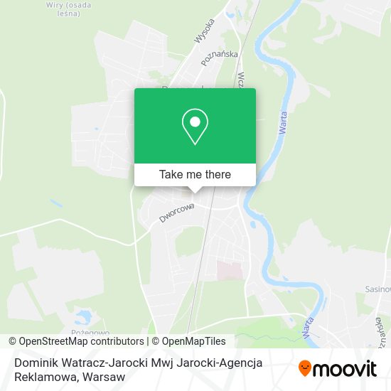 Dominik Watracz-Jarocki Mwj Jarocki-Agencja Reklamowa map