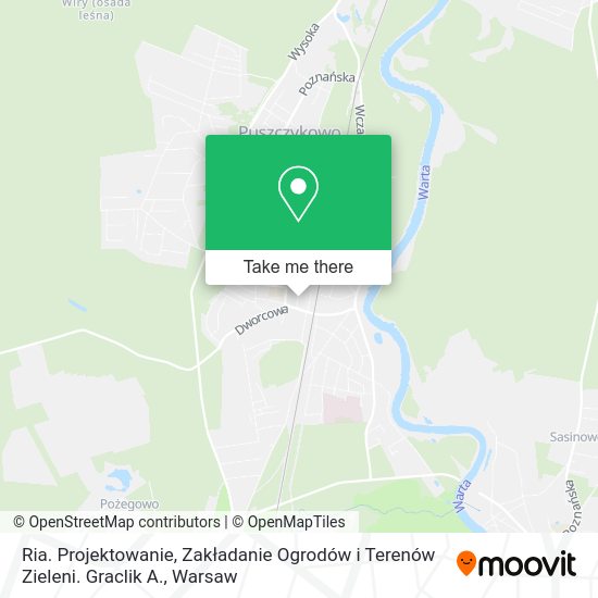 Ria. Projektowanie, Zakładanie Ogrodów i Terenów Zieleni. Graclik A. map