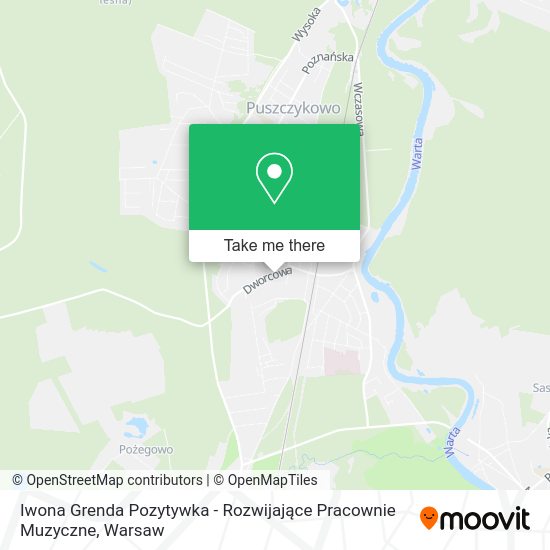 Iwona Grenda Pozytywka - Rozwijające Pracownie Muzyczne map