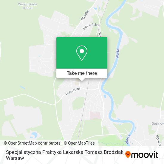 Specjalistyczna Praktyka Lekarska Tomasz Brodziak map