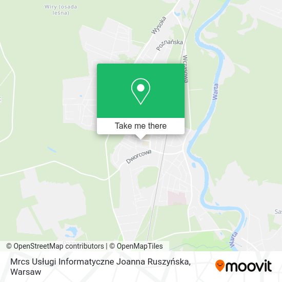 Mrcs Usługi Informatyczne Joanna Ruszyńska map