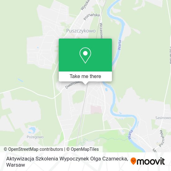 Aktywizacja Szkolenia Wypoczynek Olga Czarnecka map