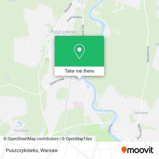 Карта Puszczykówko