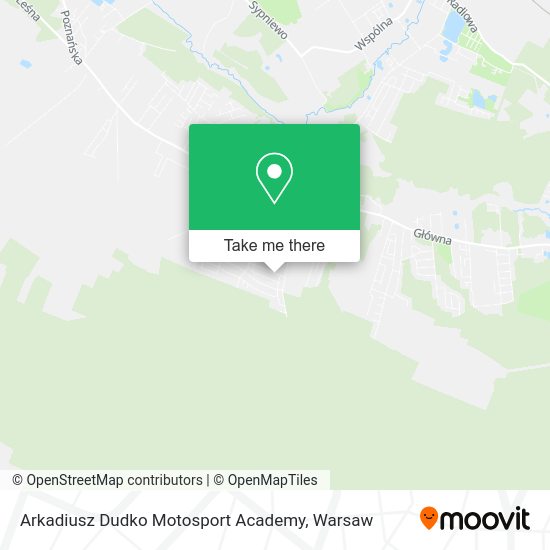 Arkadiusz Dudko Motosport Academy map