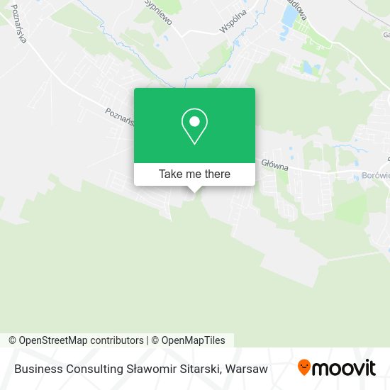 Business Consulting Sławomir Sitarski map