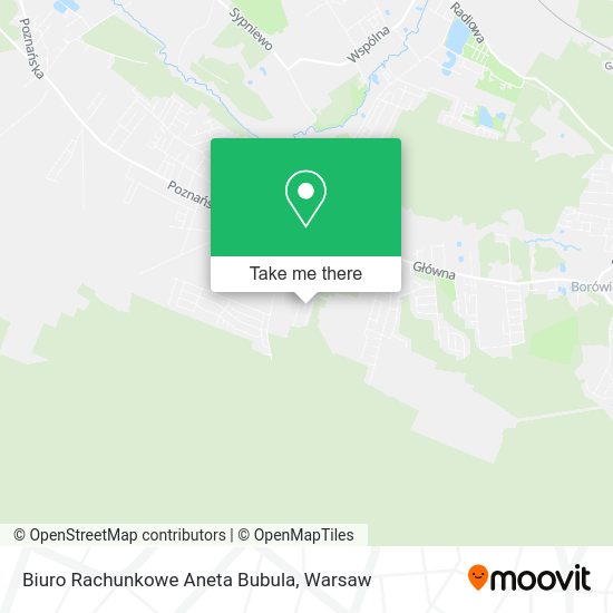 Biuro Rachunkowe Aneta Bubula map