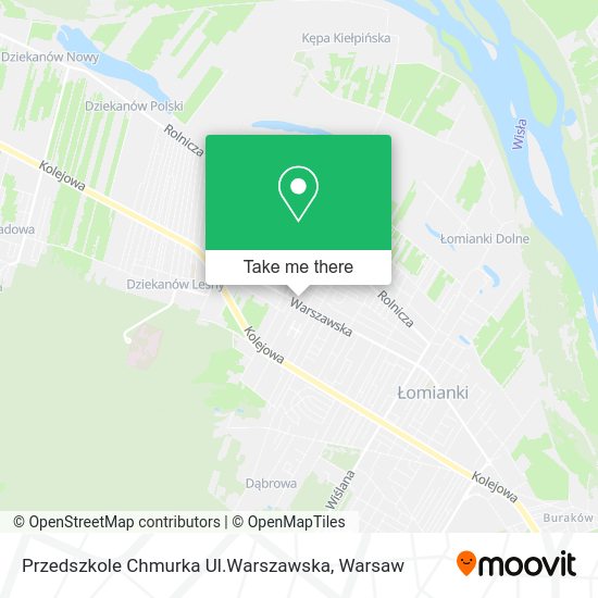 Przedszkole Chmurka Ul.Warszawska map