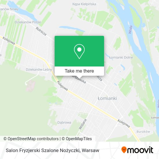 Salon Fryzjerski Szalone Nożyczki map