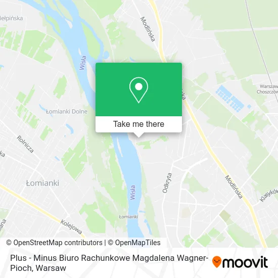 Карта Plus - Minus Biuro Rachunkowe Magdalena Wagner-Pioch