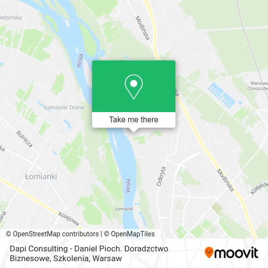 Карта Dapi Consulting - Daniel Pioch. Doradzctwo Biznesowe, Szkolenia