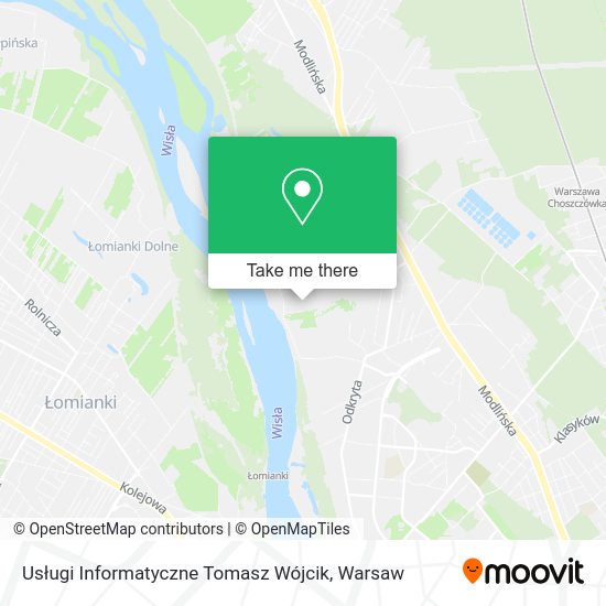 Usługi Informatyczne Tomasz Wójcik map