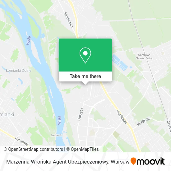 Marzenna Wrońska Agent Ubezpieczeniowy map