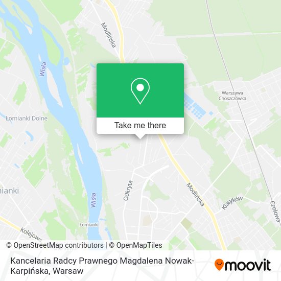 Kancelaria Radcy Prawnego Magdalena Nowak-Karpińska map