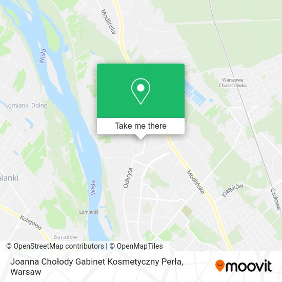 Joanna Chołody Gabinet Kosmetyczny Perła map