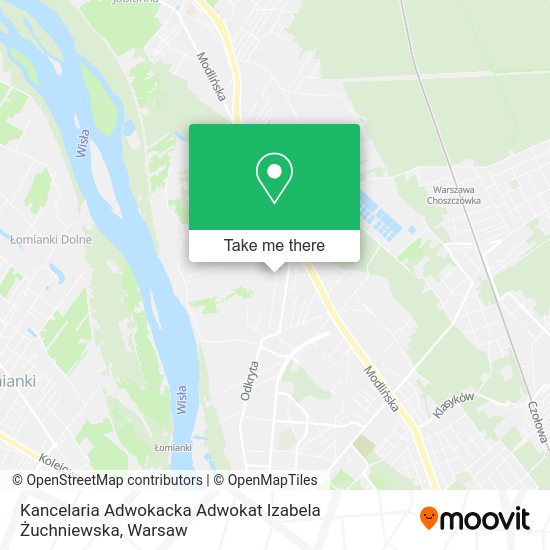 Kancelaria Adwokacka Adwokat Izabela Żuchniewska map